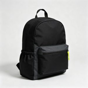 Sporty_Backpack_Black_NeonZipper